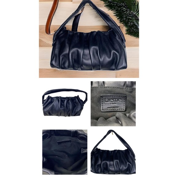 Elleme Paris "Vague" Black Designer Handbag - Picture 13 of 15